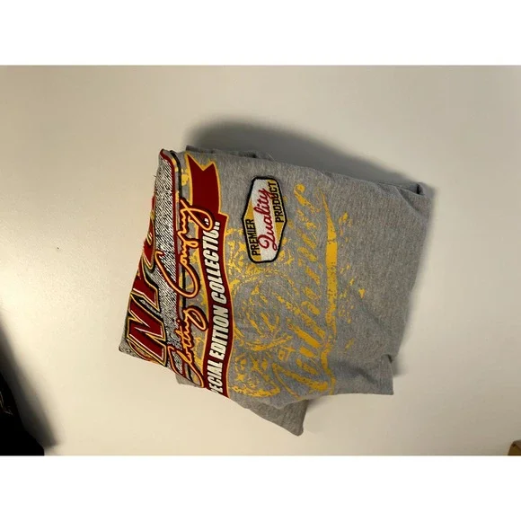 Enyce Shirt Men's Size 2XL Gray Short Sleeve Skater Grunge Crew Neck Y2K Tee - Picture 9 of 10